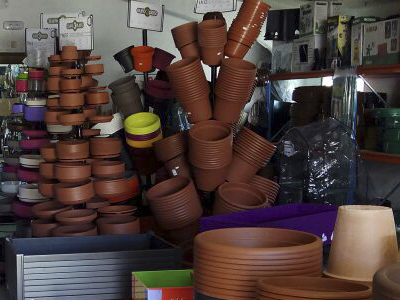 Post and Planters